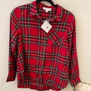 🌟NEW WITH TAGS🌟 Hippie Rose Red Flannel